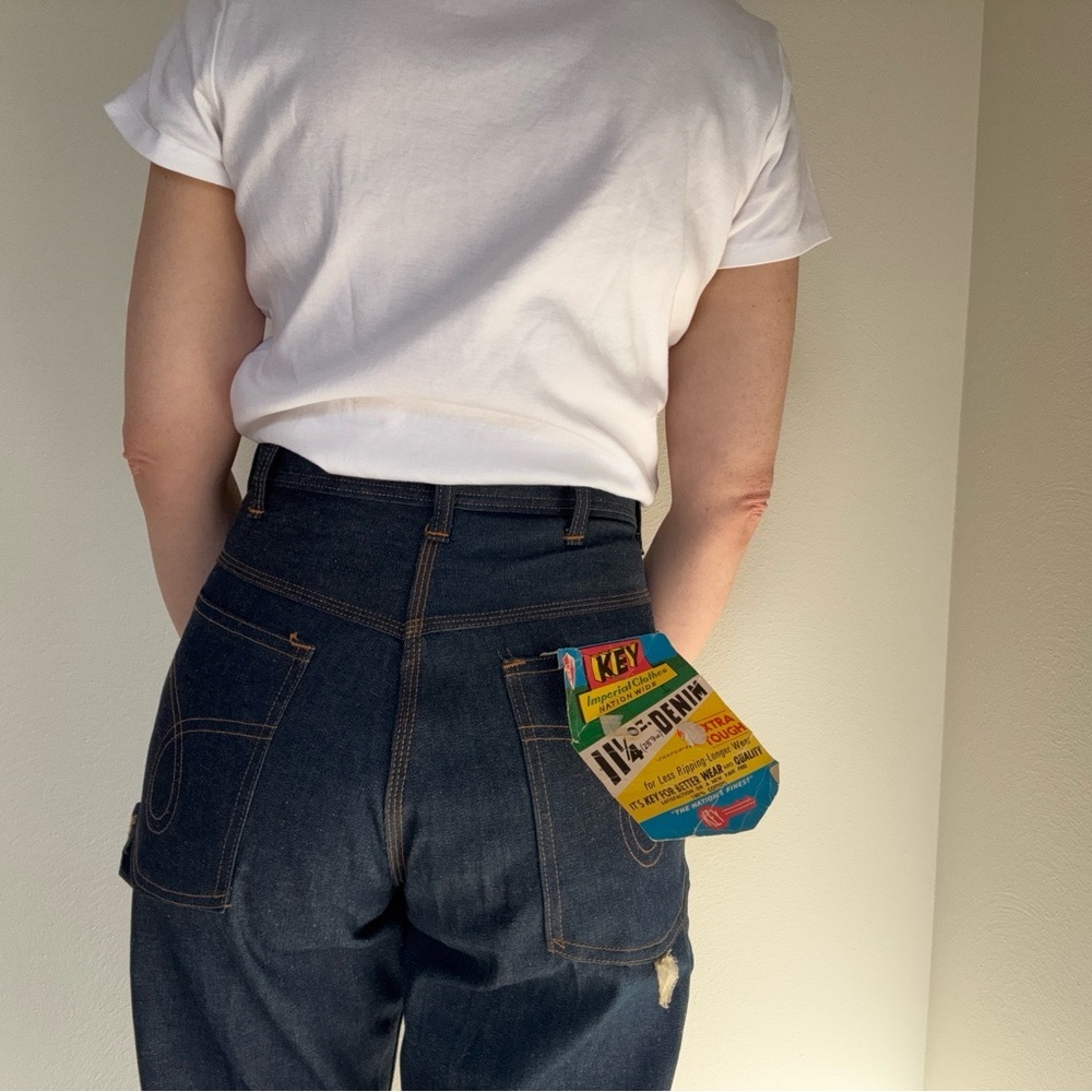 Vintage 1960s Key Denim Jeans Deadstock 28